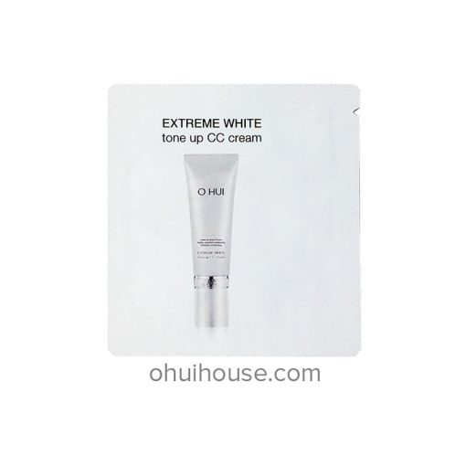 Set 10 gói Sample Kem nền dưỡng trắng da Ohui Extreme White Tone-Up CC Cream