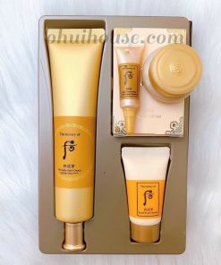 Set chống nắng cải thiện nếp nhăn Whoo Gongjinhyang Wrinkle Sun Cream Special Set (4 sản phẩm)