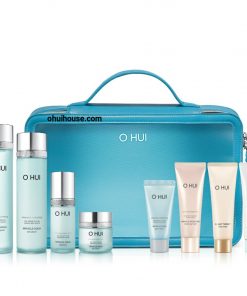 Bộ cấp nước dưỡng ẩm da sáng trong OHUI Miracle Aqua Set 8 món