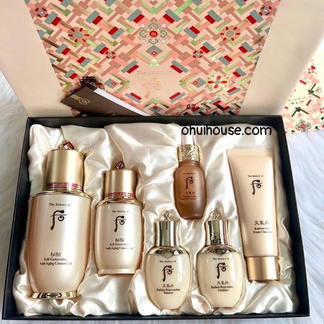 Bộ Tinh chất tự sinh chống lão hóa phục hồi da The history of Whoo Bichup Self Generating special set | Ohuihouse.com