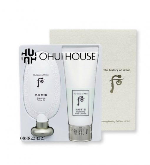 Bộ tẩy tế bào chết Whoo Gongjinhyang Seol Brightening Peeling Gel Special Set