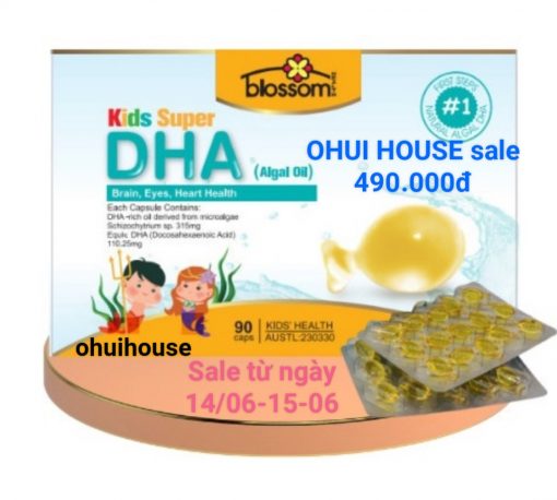 Viên uống DHA thượng hạng cho bé Kids Super DHA Blossom