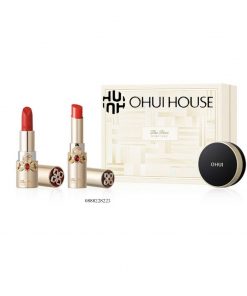 Bộ trang điểm son lì, son dưỡng siêu mịn  OHUI The First Geniture Liptick, Lip Balm Duo Holiday Edition Special Set