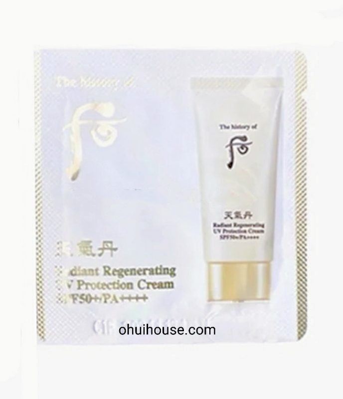 Sample gói Kem chống nắng tái sinh da Cheongidan Radiant Regenerating UV Protection Sun Cream SPF50+/PA++++