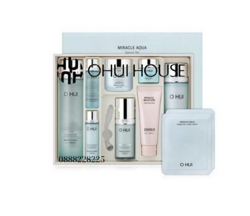 Bộ dưỡng da cấp ẩm Ohui Miracle Aqua Special Set