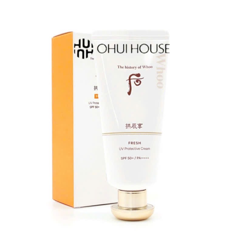 Kem chống nắng Whoo Gongjinhyang Fresh UV Protective Sun Cream SPF50+/PA++++