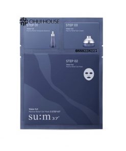 Mặt nạ dưỡng ẩm chuyên sâu Water-full Su:m37 Marine Relief Gel Mask 3 Step Kit