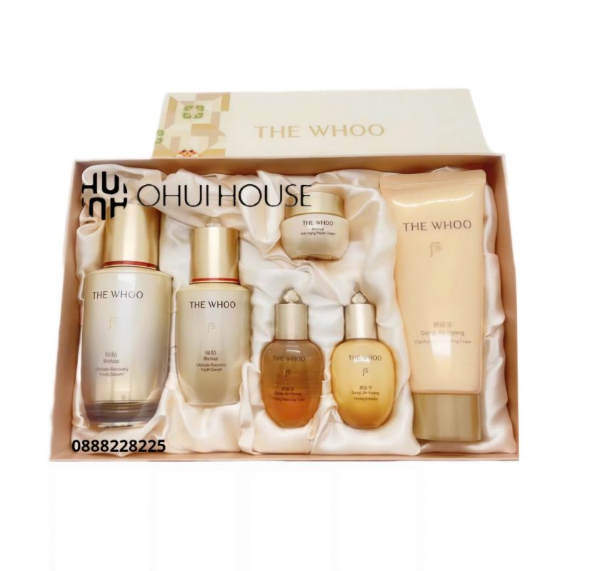 Bộ Tinh chất Tự sinh The Whoo Bichup Ultimate Recovery Youth Serum Special Set